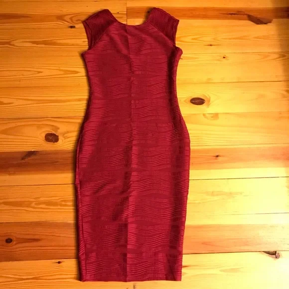Bundle of Red Purple Black Bodycon Dresses, EUC, M - Picture 8 of 16